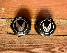 10097579 General Motors 2 85 - 92 Firebird Trans Am Pontiac Center Hub Cap With Eagle Logo Like New