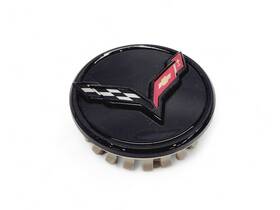 23217059 General Motors 2016-2019 Chevy Corvette C6 Black Wheel Center Cap Oem Gm