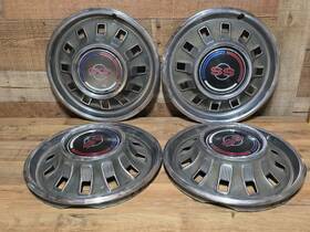 3893359 General Motors Gm 1967 Chevy Impala Ss Hubcaps Oem Wheel Covers Rim Emblem Set Of 4 - No Rust