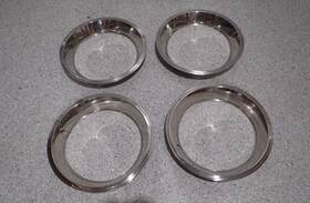3901704 General Motors 67 C2 Corvette Rally Wheel Trim Rings 4 Gm #3901704 New-service Replacements