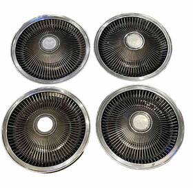 3972794 General Motors Oem Gm 1968-1973 Corvette Po2 Starburst Set 4 Turbine Hubcaps Wheel Covers 15 Inch