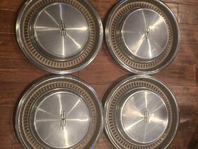 554888 General Motors 70s Oldsmobile 15 Inch Stainless Steel Hub Cap Wheel Cover Set Of 4