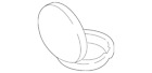 Bk2z-1k359-aa Genuine Ford Lock Cover