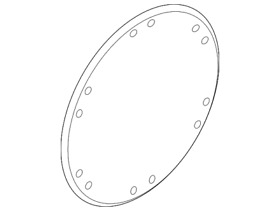 M2dz-1021-s Genuine Ford Trim Ring