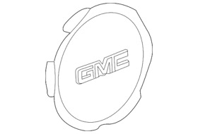 09597550 Genuine Gm Button Style Center Cap With Bowtie Logo