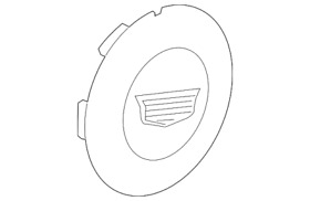 23432319 Genuine Gm Cap Asm-frt And Rr Whl Tr