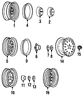 15668554 Genuine Gm Hub Cap