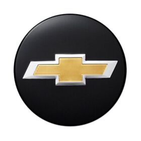 84375184 Genuine Gm Wheel Center Cap Black W Gold Bow-tie