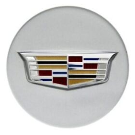19351813 Genuine Gm Wheel Center Caps Silver W Color Crest