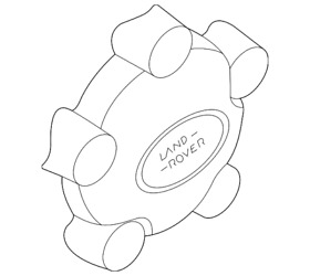 Lr130610 Genuine Land-rover Center Cap