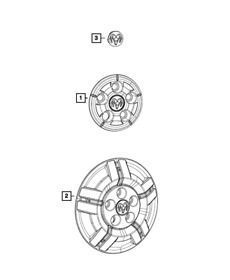 68417597aa Genuine Mopar Wheel Cap