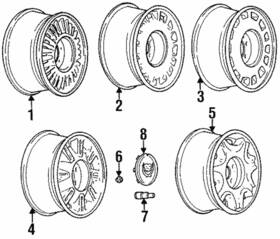 03542616 Gm Genuine Center Cap