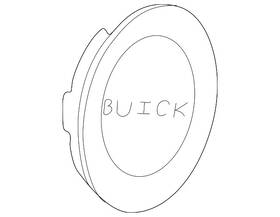 09592961 Gm Genuine Center Cap