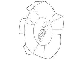 09593389 Gm Genuine Hub Cap
