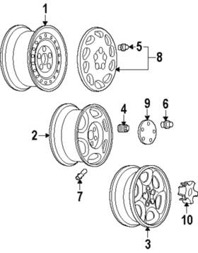 09593742 Gm Genuine Center Cap