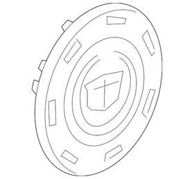 09597355 Gm Genuine Hub Cap