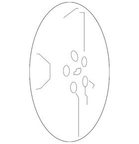 09597447 Gm Genuine Silver Spark Wheel Cover