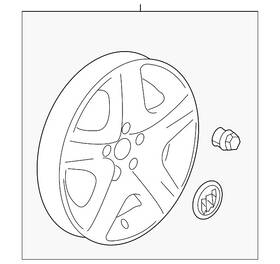 09598719 Gm Genuine Wheel Cover