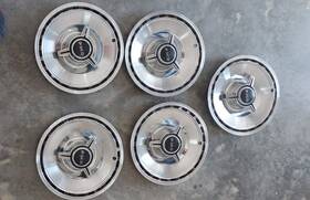 09787569 Gm 1967 Pontiac Bonneville Spinner Hubcaps Hubcap Catalina Gto 3985 Set Of Five