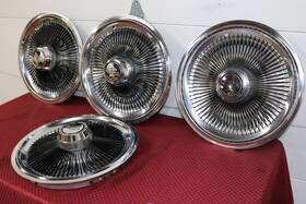 1236789 Gm 1975 1976 75 76 Buick Riviera Nos Turbine 15 Inch Hubcaps Pt#