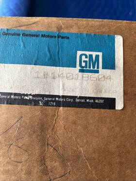 14018604 Gm General Motors Nos Jack 1#14018604 Pick Up Or Van With Box Dated 1983