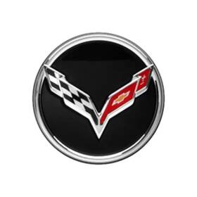 19301416 Gm Genuine Wheel Center Caps Black W /crossed-flag Logo