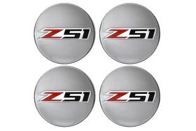 19301420 Gm Genuine Wheel Center Caps Z51 Logo Chrome