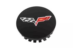 20940125 Gm Genuine Button Style Center Cap With Crossed-flags Logo