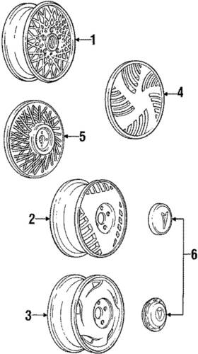 25529957 Gm Genuine Hub Cap