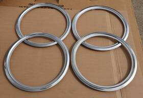 348188 Gm 1973-1977 Chevy Monte Carlo Chevelle Turbine Wheel Trim Beauty Rings
