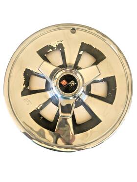 3861270 Gm #3861270 1965 Corvette Hubcap With Spinner..originals Used-oem Spinner