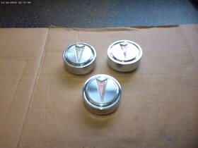 499474 Gm Wheel Center Caps 3- 1974-1980 Pontiac Astre Gt Sj Sunbird Rally