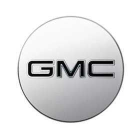 84388504 Gm Genuine Wheel Center Caps Bright With Black Gmc