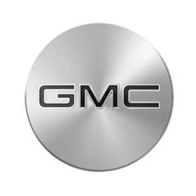 84388516 Gm Genuine Wheel Center Cap Brushed W /black Gmc
