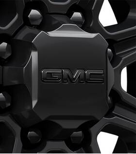 84465268 Gm Genuine Wheel Center Caps Gloss Black W /gmc Logo Quantity 4
