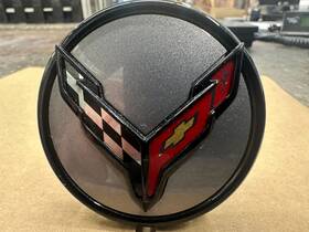 84691533 Gm 2 5/8 Inch Chevrolet Corvette Grey Center Cap #84691533 Single