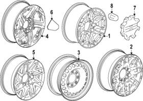 85658898 Gm Genuine Center Cap