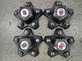 14009835-4 Gm Chevy 1217 1375 1980-1988 Malibu Monte Carlo Sprint Oem Center Caps - Set/4