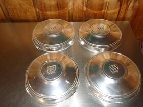 Bui1034 Gm Hubcaps Set Of 4 Oem Hub Cap Hubcap 10-3/4 Inch Buick Dog Dish Poverty Caps