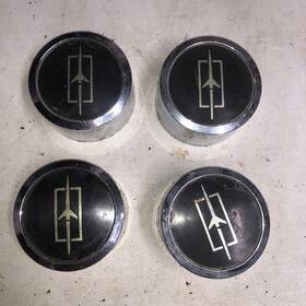 559180ldc Gm Oldsmobile Pt559180 Set 4 Oem 1978-1981 Rally Wheel Chrome Center Caps