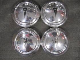 Gm Pontiac 976 978 1975-1980 Astre Sunbird Oem Stainless Dog Dish Hubcaps 6.25 Inch - Set/4