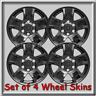 Gm390bk Hubcapzone Black Chevy Chevrolet Silverado Truck Wheel Skins Hubcaps