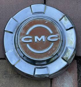 2415318 Gmc 1962 1963 Dog Dish Chrome Hubcap 10.75 Inch Wide Deluxe Oem True Vintage