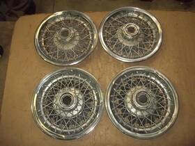 3117 Gmc 72 73 74 Chevrolet Van Hubcap Rim Wheel Cover Hub Cap 14 Inch Wire Spoke Oe