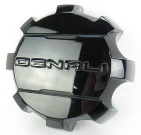 84307952 Gmc Sierra Denali 2500 3500 Wheel Center Cap Hubcap Black Gloss 20-23