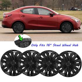 Goodfitment 883646077496 Set Of 4 16 Inch Wheel Covers Full Hub Caps R16 Tire And Steel Rim For Scion Ia Iq Xb