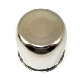 Hc200ss Gorilla Automotive Products Stainless Polished Center Hub Cap 3.3 Inch H Push-thru Closed-end
