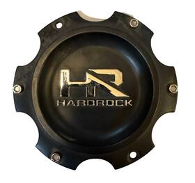E324s129-6h Hardrock Offroad Wheels Matte Black Wheel Rim Center Cap #