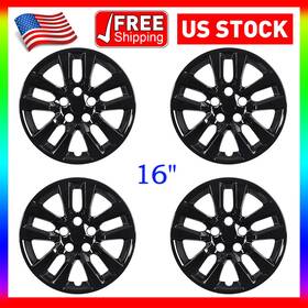 Wj-5102-bl-16 Hawkley Set Of 4 16 Inch Hubcaps Wheel Covers For 2013-2018 Nissan Altima Sedan 10-spoke