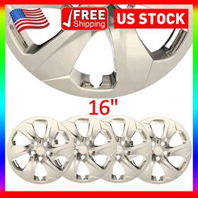 Wj-5132-c-16 Hawkley Set Of 4 16 Inch Hubcaps For 2013-2019 Nissan Sentra 2011-2017 Leaf Wheel Rim Covers